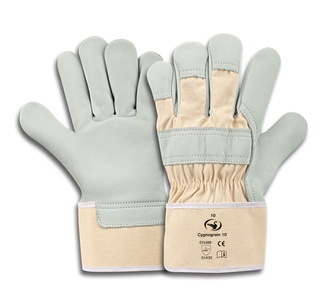 Rindnarbenleder-Handschuh Cygnograin 10  Front