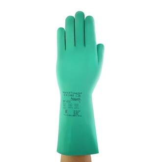 Chemikalienhandschuh AlphaTec Solvex 37-200 Front