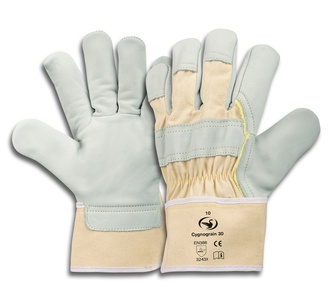 Rindnarbenleder-Handschuh Cygnograin 30  Front