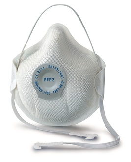Feinstaubmaske P2-2485 mit Klimaventil Front Feinstaubmaske P2-2485 mit Klimaventil Front