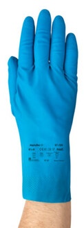 Lebensmittelhandschuh AlphaTec 87-195 Front Latex Lebensmittelhandschuh AlphaTec 87-195 Front Latex