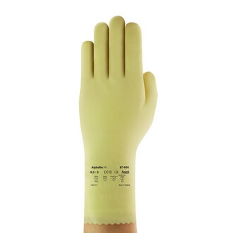 Latex Chemikalienschutzhandschuh AlphaTec 87-600 Latex Chemikalienschutzhandschuh AlphaTec 87-600