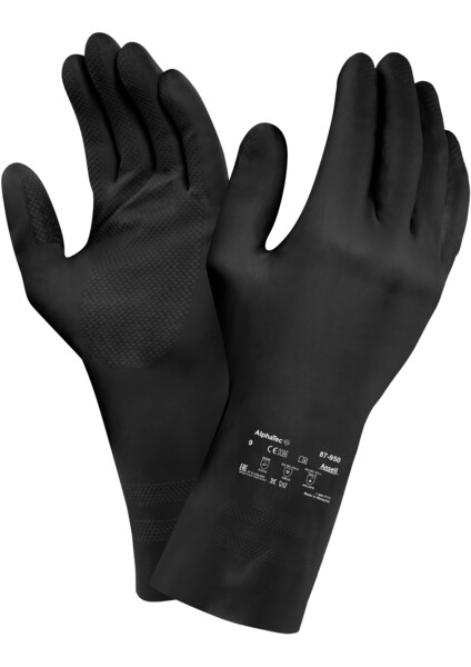Latex Chemikalienhandschuh AlphaTec 87-950 Paar