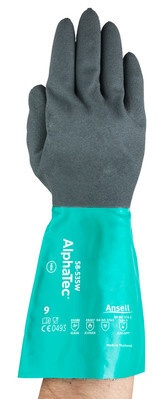Chemikalienschutzhandschuh AlphaTec 58-535W Front