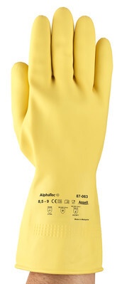 Chemikalienhandschuh AlphaTec 87-063 Latex