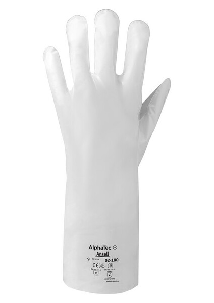 Chemikalienschutzhandschuh AlphaTec 02-100 Front