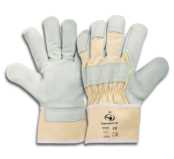 Lederhandschuh Cygnograin 30 Schnittschutz