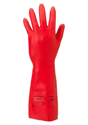 Chemiehandschuh AlphaTec Solvex 37-900 Front