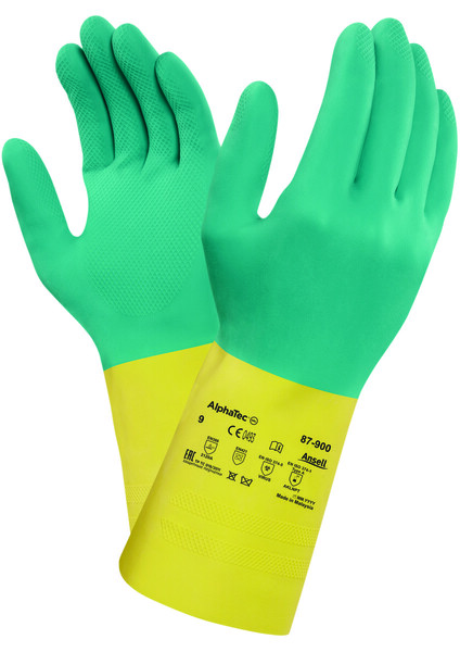 Neopren Chemiehandschuh AlphaTec 87-900 Paar