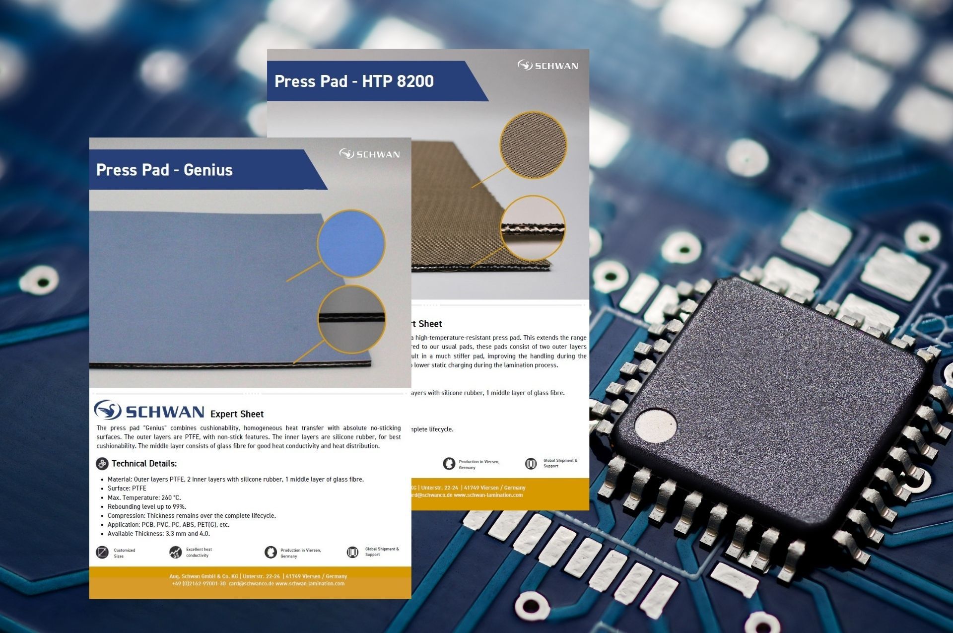 Picture Flyer Press Pad PCB